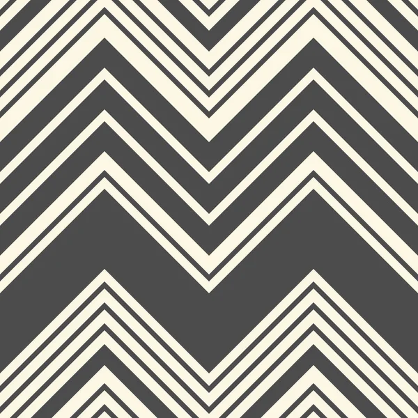 Nahtloses monochromes Zickzackmuster. abstraktes Schwarz-Weiß-Bild — Stockvektor
