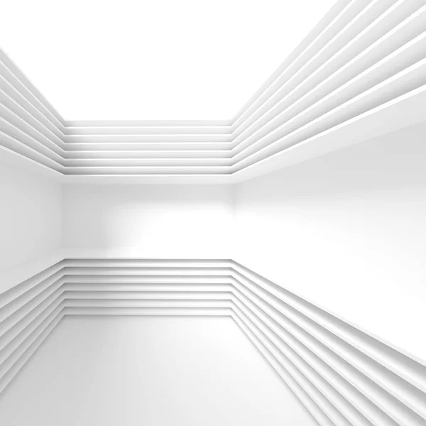 A Modern építészet fehér háttér. Absztrakt építőelemek — Stock Fotó