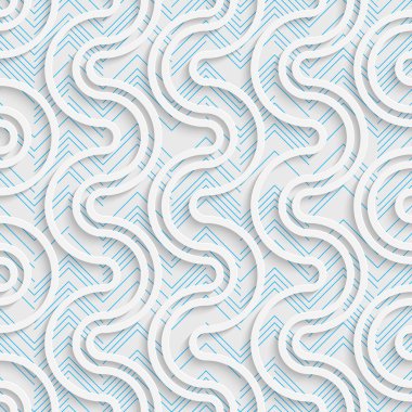 Dikişsiz desen zarif. Üç boyutlu arka plan