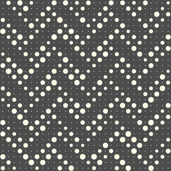 Seamless Dots Pattern. Abstract Black and White Background — Stock Vector
