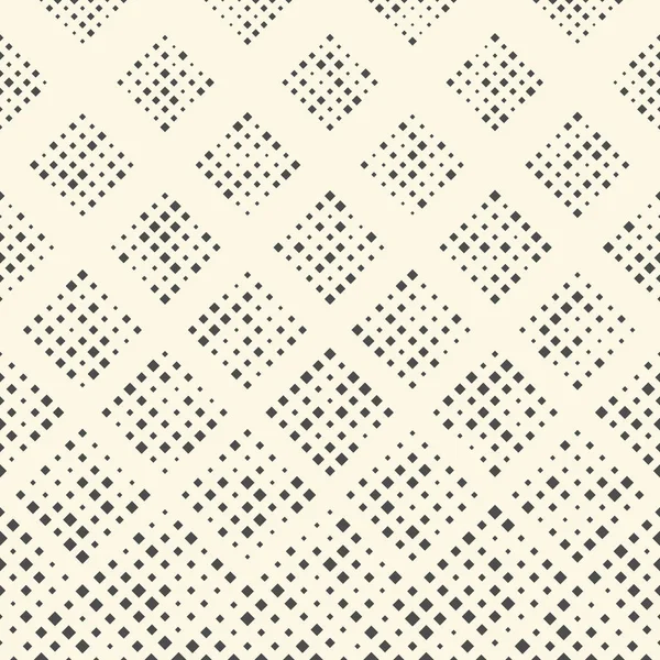 Безшовный квадратный узор. Абстрактная черно-белая геометрическая орна — стоковый вектор