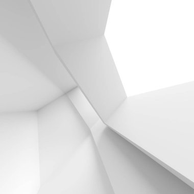 Mimari arka plan. Beyaz Bina İnşaatı