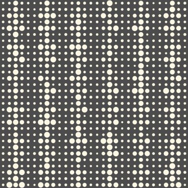 Kesintisiz Daire desen. Kaotik arka plan