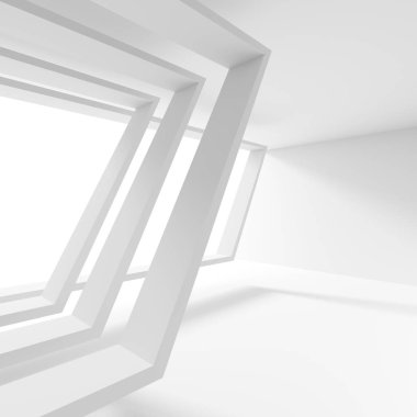 En az mimari arka plan. Modern mühendislik kavramı