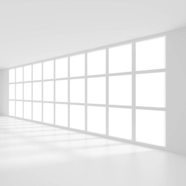 Çağdaş mimari tasarım. Beyaz en az geometrik Backgr