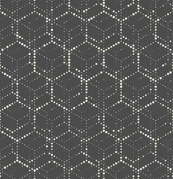 Abstrakta geometriska mönster. Dekorativa molekyl Grafisk Design — Stock vektor