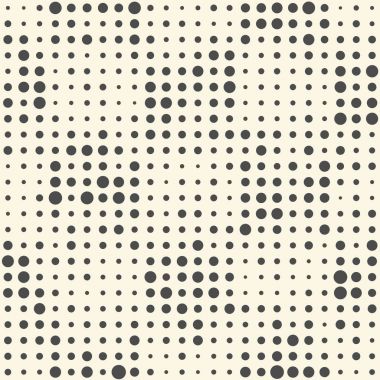 Dikişsiz kare desen. Vektör siyah ve beyaz piksel arka plan