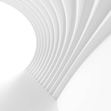 Soyut kemer iç. En az beyaz arka plan