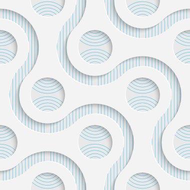 Dikişsiz desen zarif. Üç boyutlu arka plan