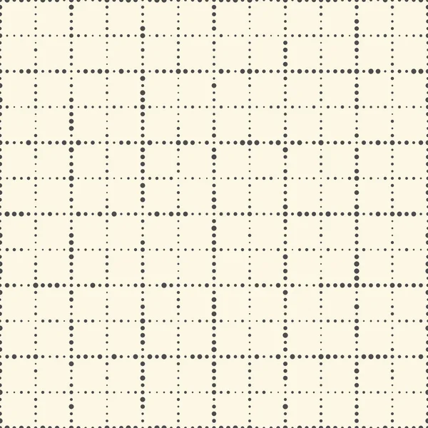 シームレスなグリッド パターン。黒と白のベクトルの背景。レギュレーション — ストックベクタ
