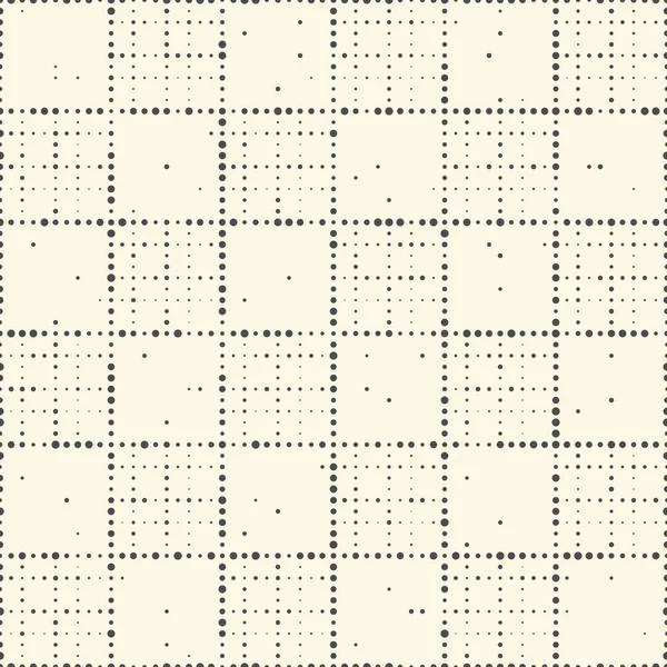 シームレスなグリッド パターン。黒と白のベクトルの背景。レギュレーション — ストックベクタ