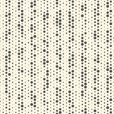 Sorunsuz nokta deseni. Vektör tek renkli daire arka plan. Abst