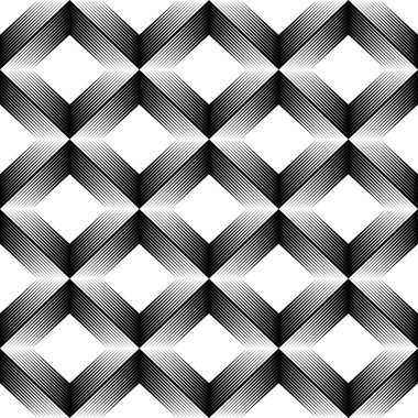 Kesintisiz geometrik Modern grafik tasarım. 3D soyut tek renkli
