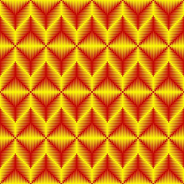Naadloze gele en rode Wallpaper. Abstracte achtergrond met kleurovergang — Stockvector