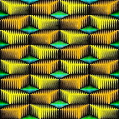 3D soyut degrade desen