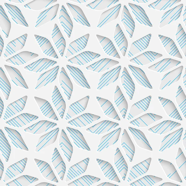 Naadloze inwikkeling patroon. Abstracte Tracery achtergrond — Stockvector