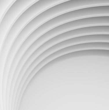 En az geometrik duvar kağıdı. Beyaz dairesel arka plan