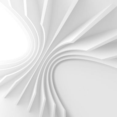 En az geometrik duvar kağıdı. Beyaz dairesel arka plan