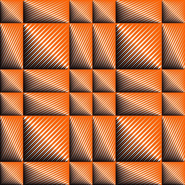Un fond carré sans fin. Modèle de bande abstrait — Image vectorielle