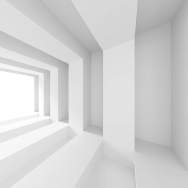 Beyaz Bina İnşaatı. Fütüristik mimari Ba