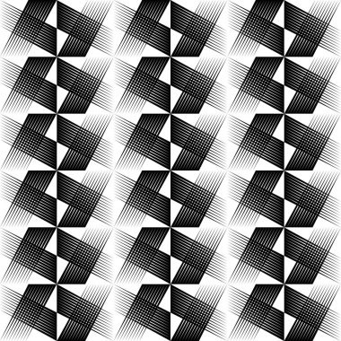 Vektör degrade doku. Soyut siyah-beyaz grafik bilmece