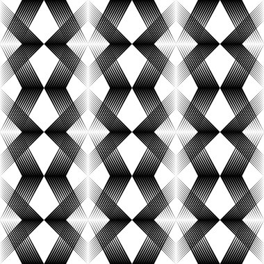 Soyut siyah ve beyaz arka plan. Vektör geometrik degrade P