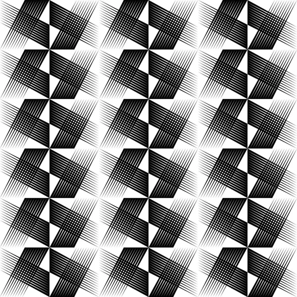 Vector kleurovergang textuur. Abstracte zwart-wit grafisch Patter — Stockvector