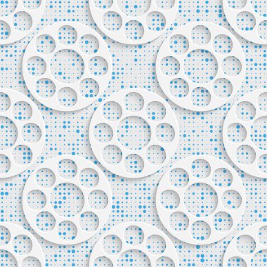 Dikişsiz desen zarif. Üç boyutlu arka plan