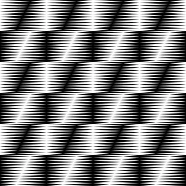 Modern Stripe Background. Fabric Black and White Pattern — Stock Vector