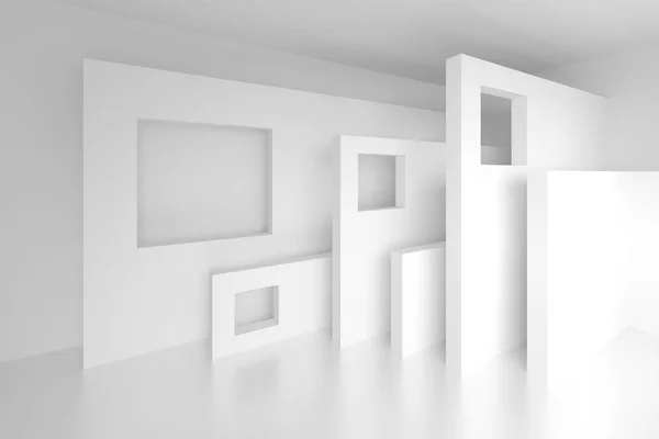 3d White Modern Background — Stock Photo, Image