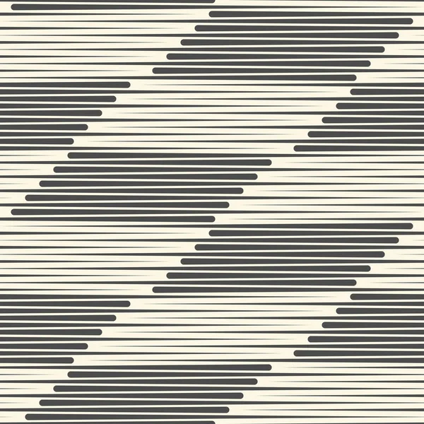 Seamless Horizontal Stripe Pattern. Abstract Fabric Texture — Stock Vector