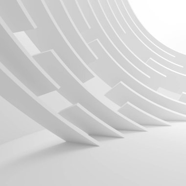 Mimari arka plan. Beyaz Bina İnşaatı