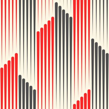 Kesintisiz satır arkaplanı. Siyah ve kırmızı çizgili doku