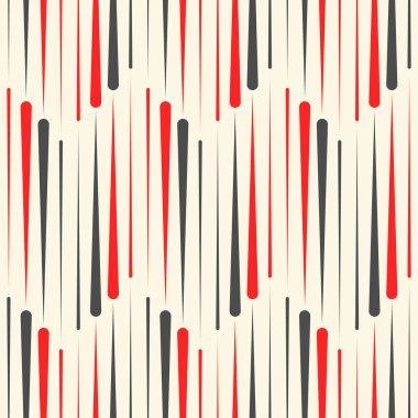 Sorunsuz siyah ve kırmızı desenli. Soyut dikey çizgi Ba