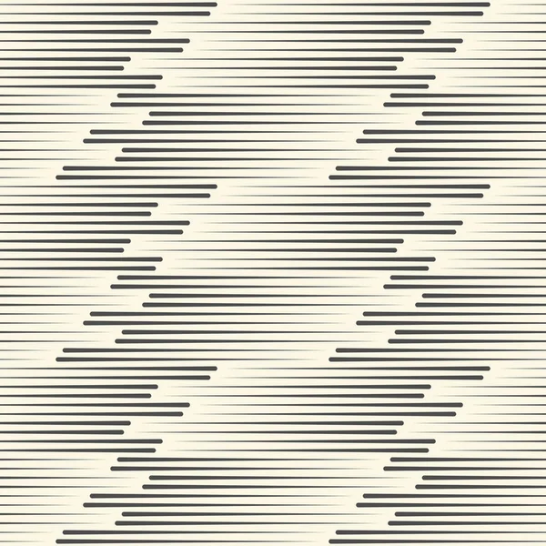 Kesintisiz yatay çizgi deseni. Vektör siyah ve beyaz Backgro