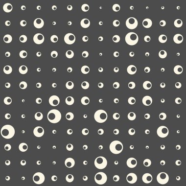 Tek renkli damla arka plan. Sorunsuz Circlepattern.