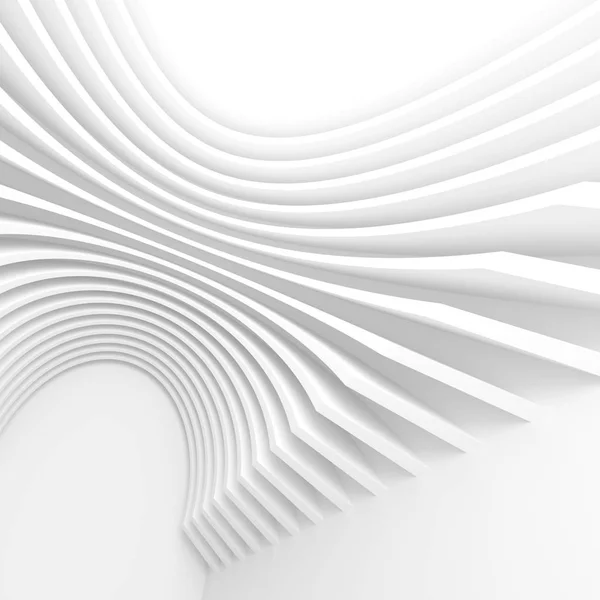Witte Abstract Behang. 3D-rendering — Stockfoto