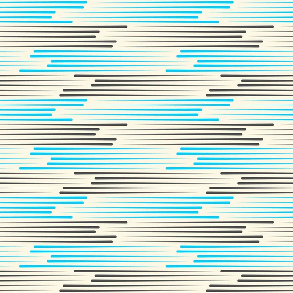 Seamless Horizontal Line Background. Vector Blue and Black Textu — Stock Vector