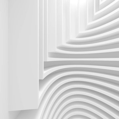 Daire bina arka plan. Beyaz iş kart kavramı