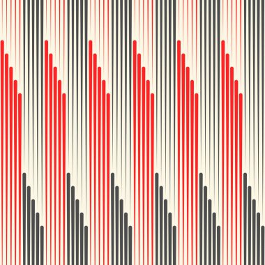 Kesintisiz satır arkaplanı. Siyah ve kırmızı çizgili doku