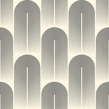 Sorunsuz eğri şekiller duvar kağıdı. En az geometrik süsleme