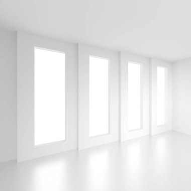  Beyaz mimari geometrik duvar kağıdı