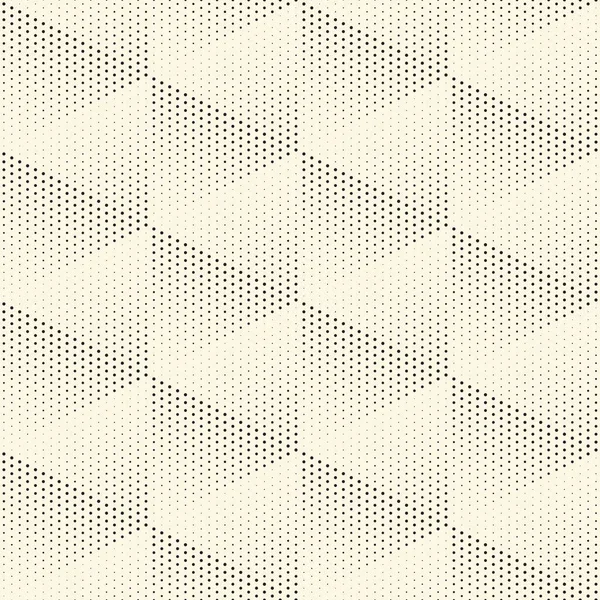 Triangle sans couture arrière-plan. Texture des points vectoriels — Image vectorielle
