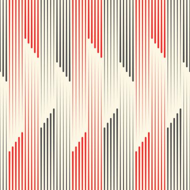 Kesintisiz satır arkaplanı. Siyah ve kırmızı çizgili doku