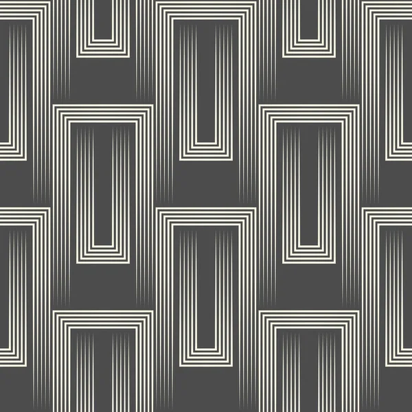 3D abstraktní Ornament. Nekonečné polotónů Tapeta — Stockový vektor