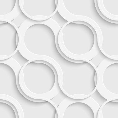 Sorunsuz kılavuz duvar kağıdı. 3D beyaz arka plan kavisli