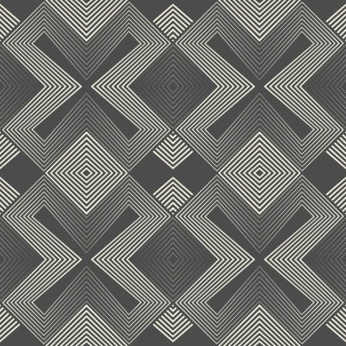 Soyut geometrik süsleme. Sonsuz tek renkli duvar kağıdı