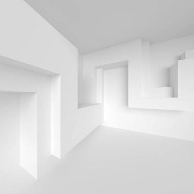 Modern mimari arka plan. Soyut Yapı İnşaat. 