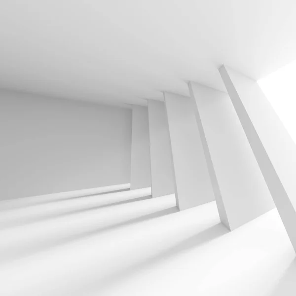 3D-Illustration der weißen Bauweise — Stockfoto