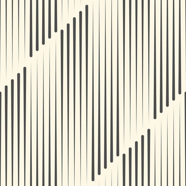 Nahtloses vertikales Linienmuster. Vektor monochromen Hintergrund. ge — Stockvektor